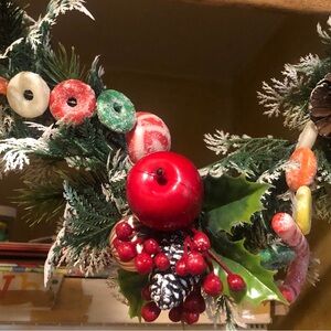 Festive Holiday Candy Swag Garland 8’+ Long Plastic Vintage Antique Christmas